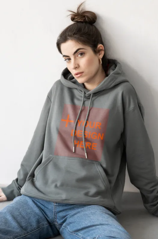 Casual wear with custom print on-demand hoodie